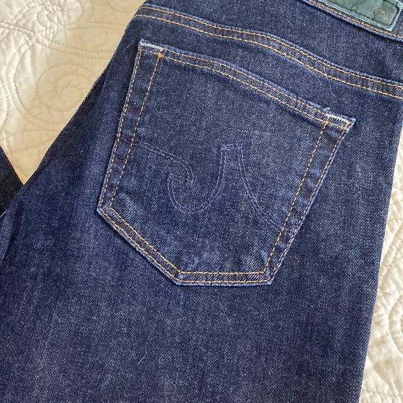 AG The Stevie Rollup Ankle Blue Jeans, 29R - Picture 8 of 11